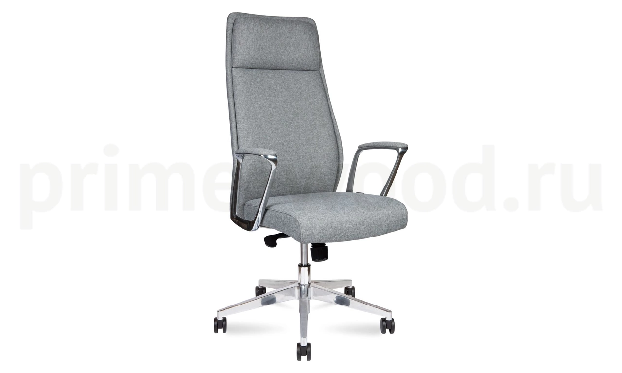 Кресло для руководителя Liverpool L347HCA-grey fabric - фото 0