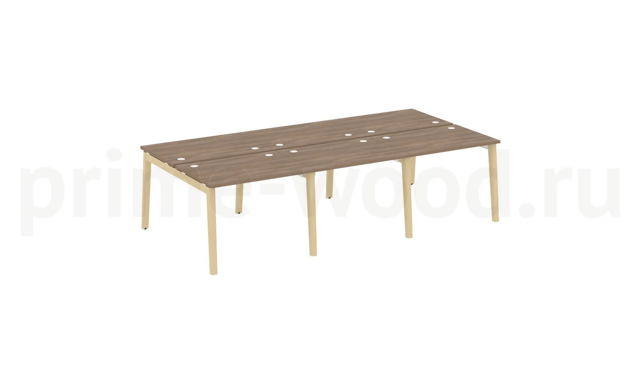 Рабочая станция, опоры - массив дерева ONIX WOOD 294x148x75 - фото 3